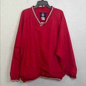 Converse Vintage Pullover Windbreaker Red Size 2XL